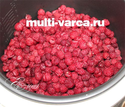 Як зварити малинове варення в мультиварці